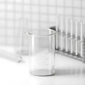 Beaker in a Laboratory ground 04